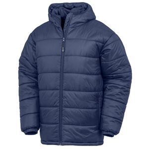 Result Genuine Recycled Unisex Adult Recycled Padded Parka / Navy Blue